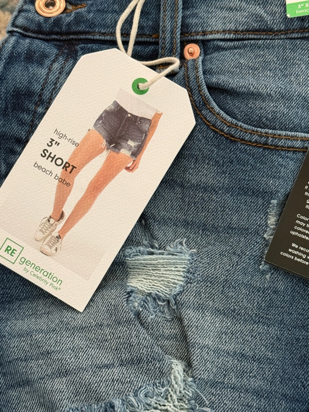 Denim shorts
